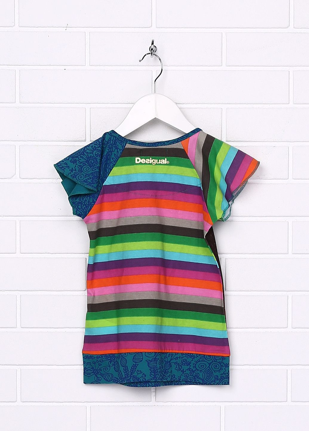 Зеленая летняя футболка зеленый Desigual