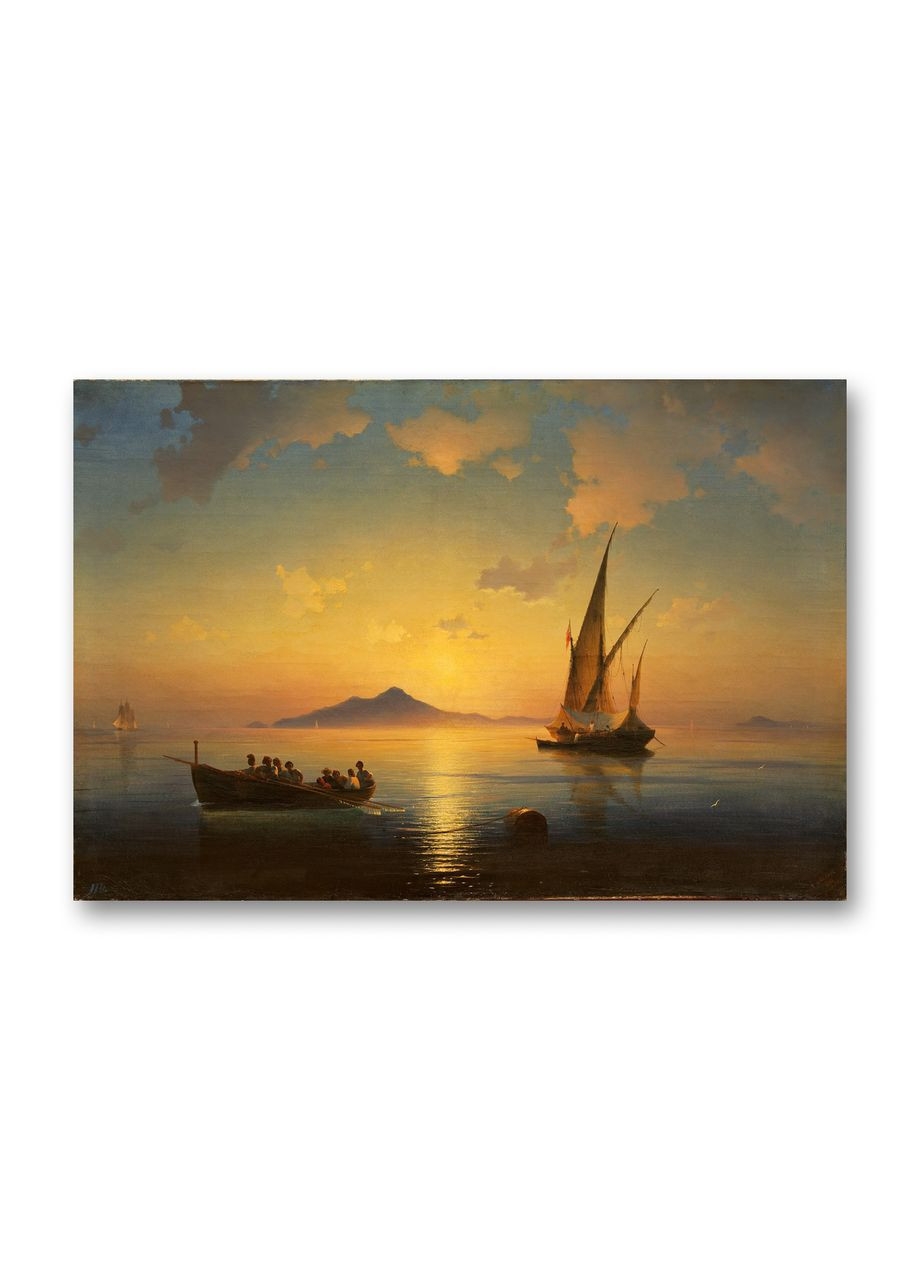 Печать на холсте Неаполитанский залив Иван Айвазовский 40x60 No Brand (346495944)
