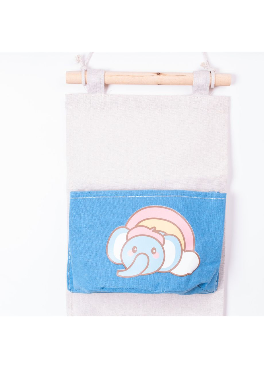 Підвісний органайзер на 5 відділень 20×58 (см) Синій HP-41-13BL Yiwu (370707839)