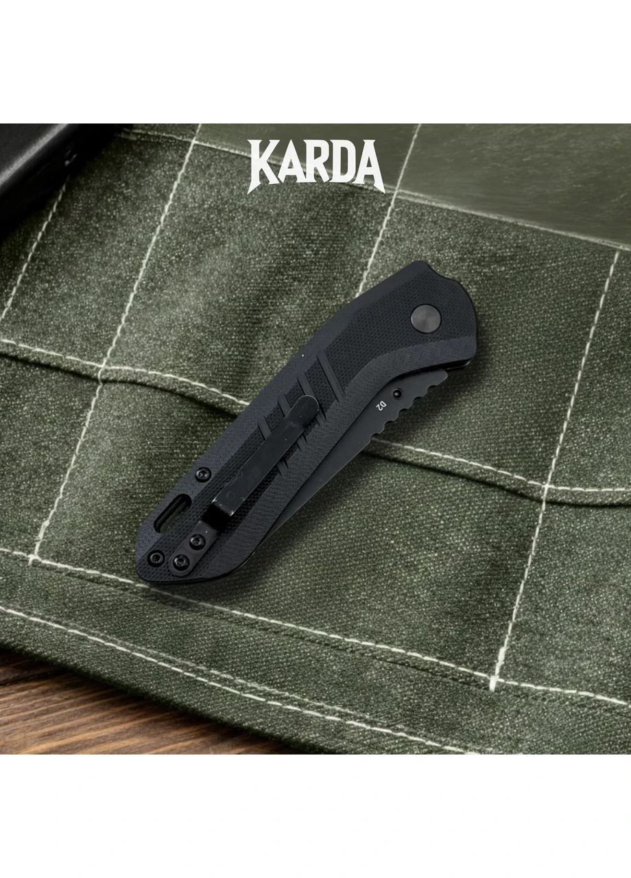Нож складной Karda J213 Black No Brand (376892270)