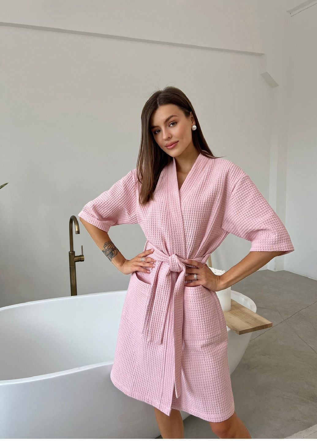 Вафельный халат, кимоно S Vishnya (360240327)