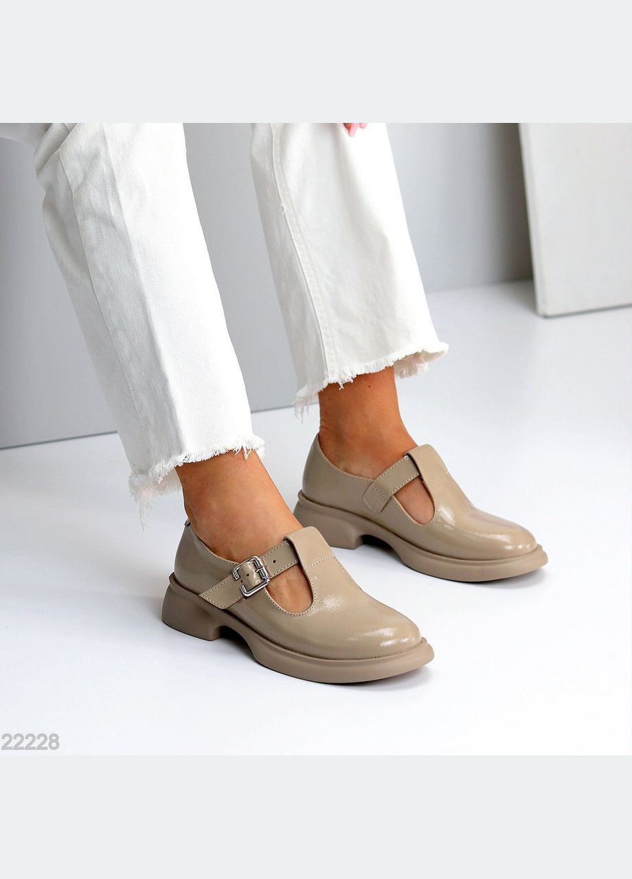 No Brand Туфли бежевый з натуральная кожа, — (322572307)