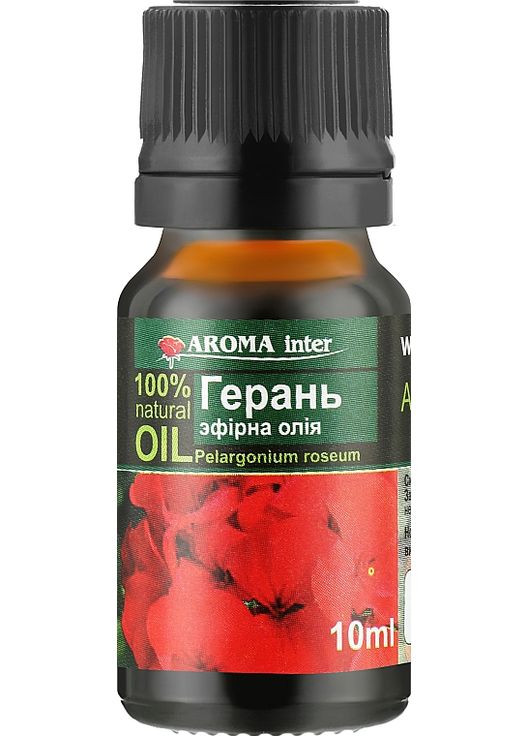 Эфирное масло "Герань" 10ml (1088681-81999) Aroma Inter (368602062)