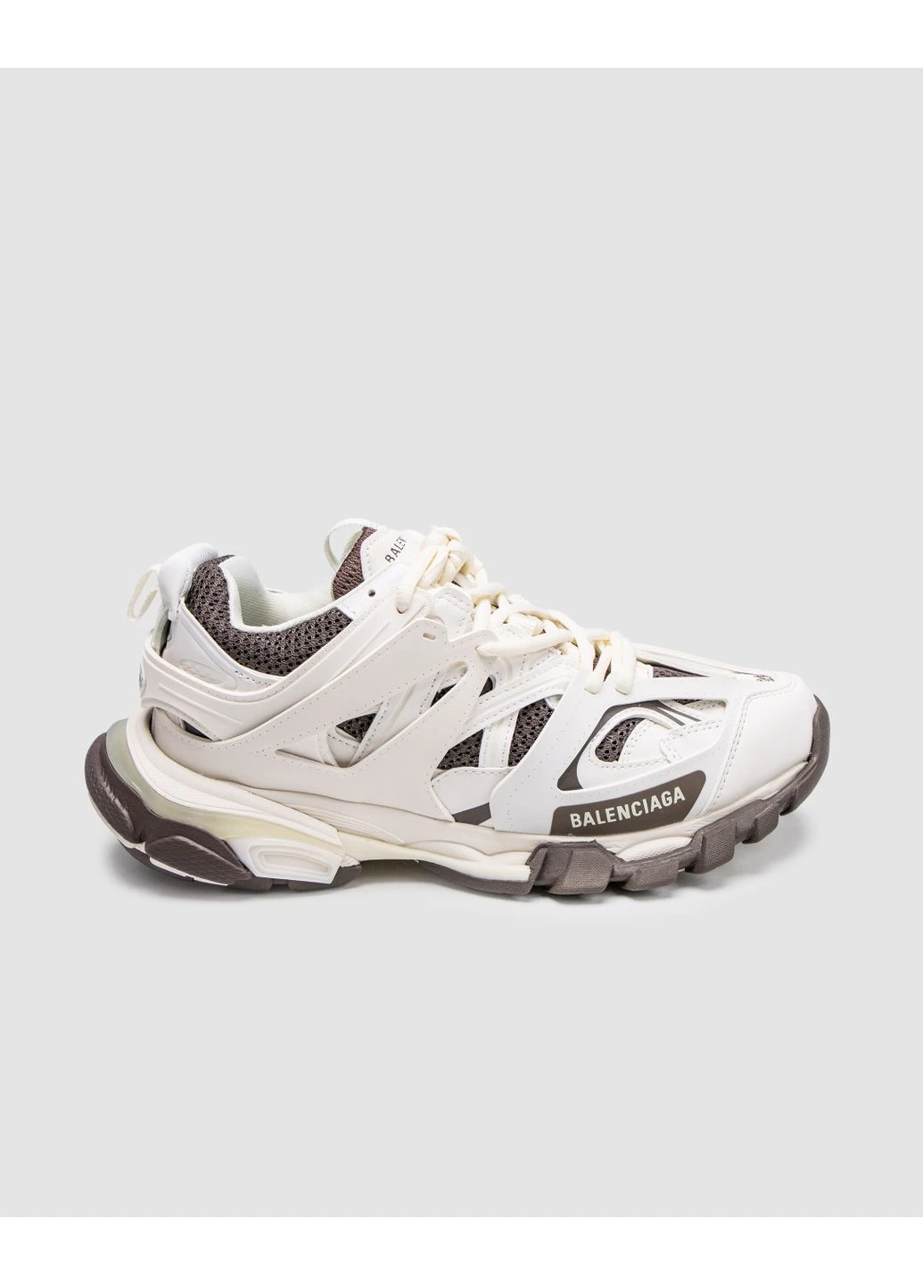 Бежевые летние кроссовки balenciaga track 3.0 cream/brown баленсиага трек No Brand