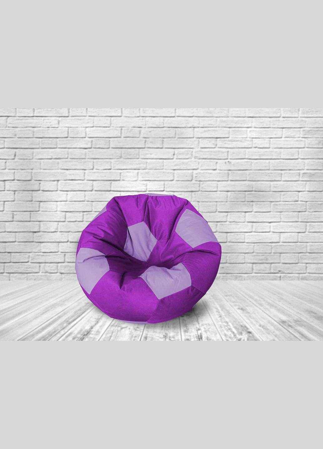Кресло-мешок Мяч оксфорд 600 100 см Фиолетовый + Сиреневый D'Alipuf М'яч (316634906)