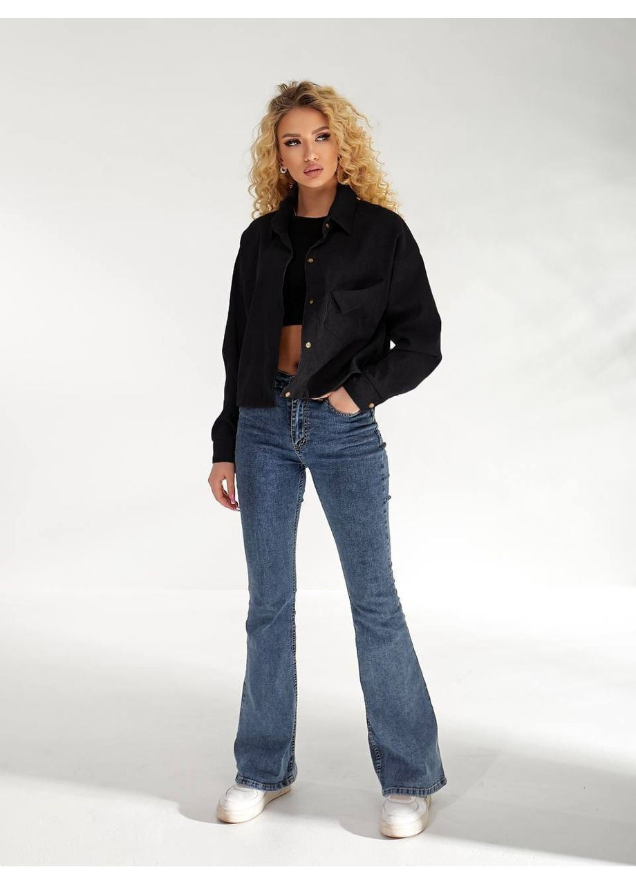 Черная рубашка Fashion