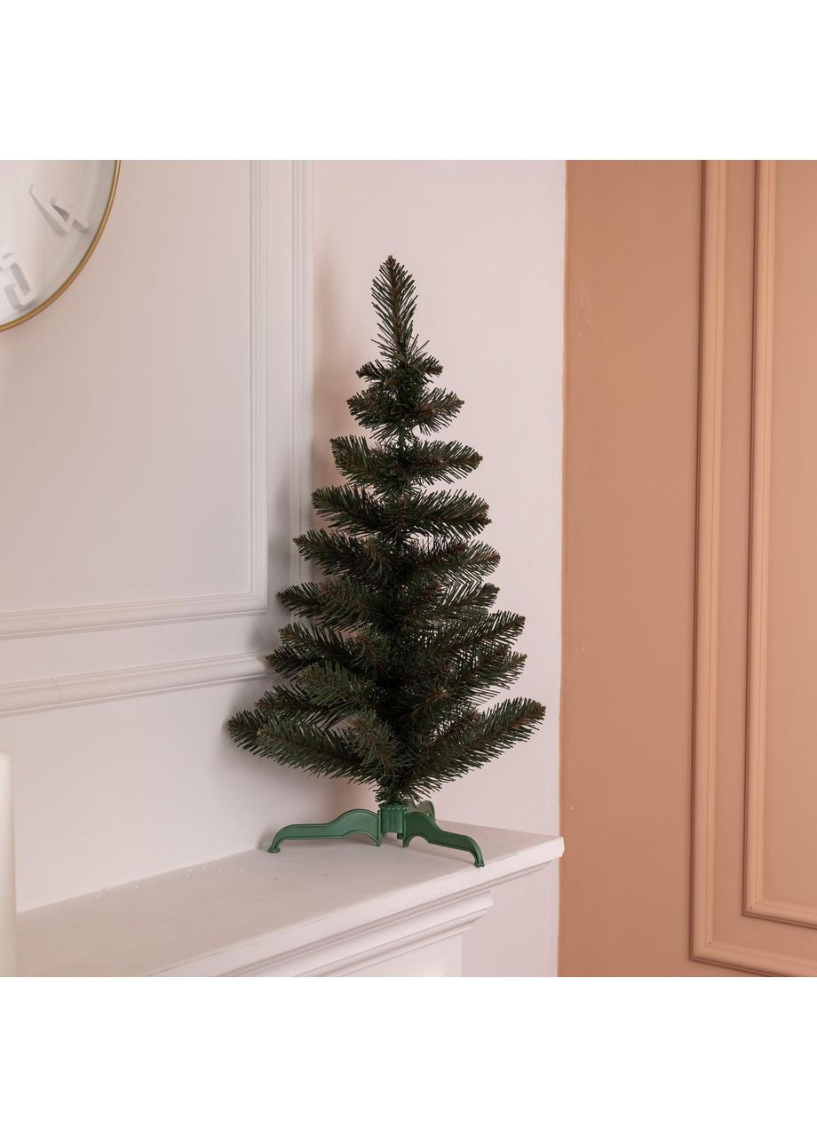 Штучна новорічна настільна міні ялинка «Полонинська» зелена 60 см SOK-M-03-3 No Brand (369478020)
