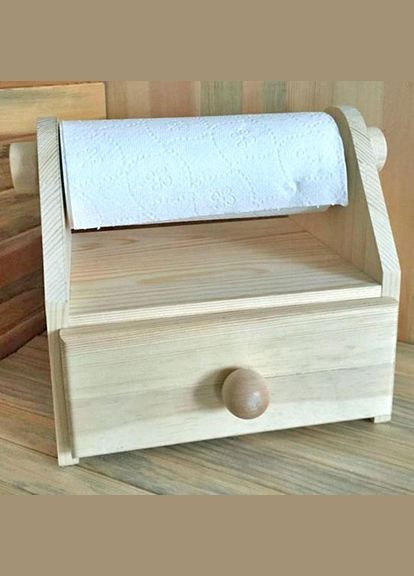 Держатель для бумажных полотенец из дерева Воластон бланже (ДКП-003901) No Brand (327860808)