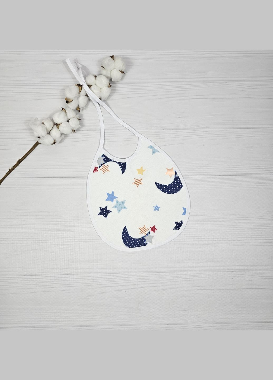 Набір іграшок для малюків a.l.babybox Зірочки та місяць кольорові в комфортер зі слинявчиком 5 шт No Brand (316318355)