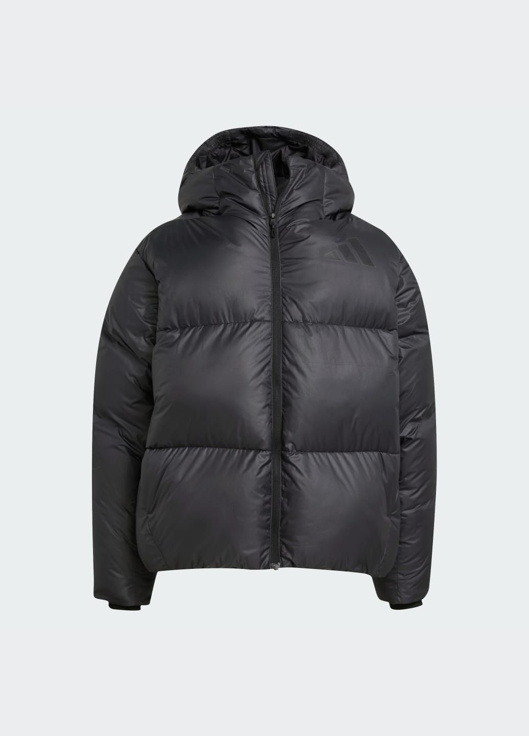 Черная демисезонная куртка z.n.e. puffer kids adidas