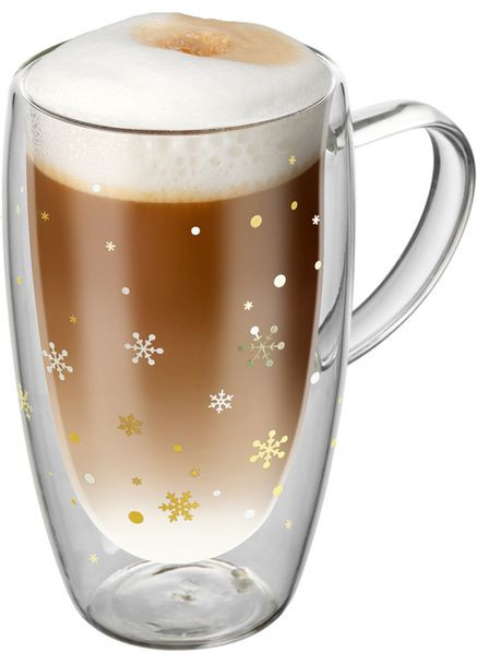 Набор чашек с двойной стенкой Guten Morgen 450 мл 2 шт. (RG-0002/2*450 NY) Ringel (317435050)