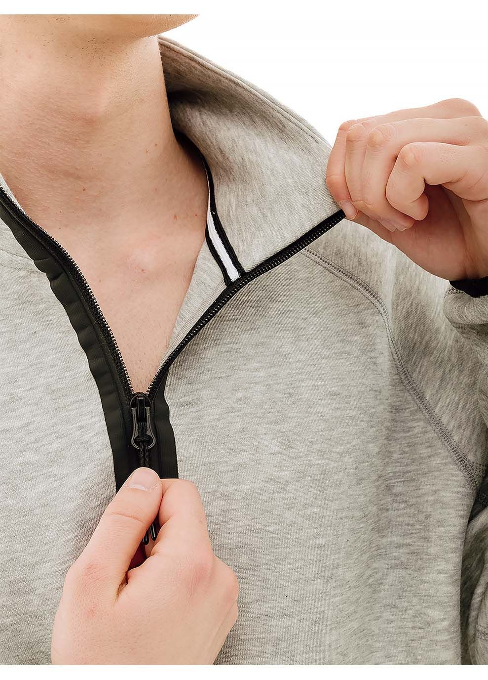 Мужская Кофта TOP Серый Nike (282317820)