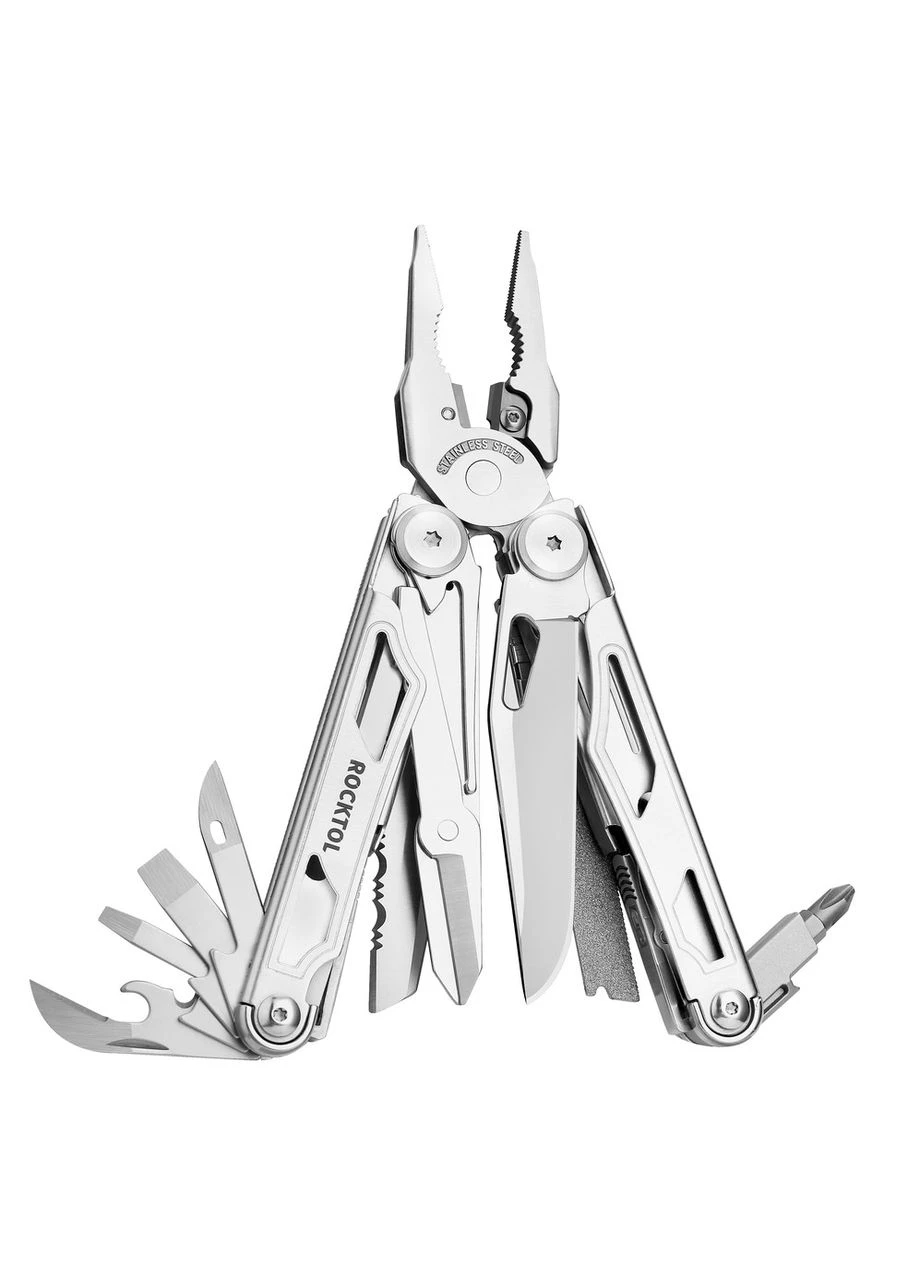 Мультитул Rocktol SK05 29-в-1 с нейлоновым чехлом, битами Workman (393805742)