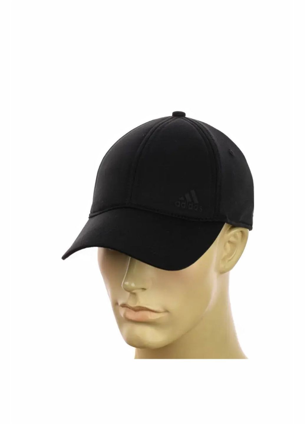 Трикотажная мужская кепка на резинке Adidas / Адидас No Brand чоловіча кепка закрита (278279311)