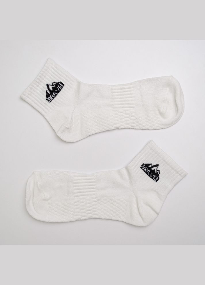 Білі набір шкарпеток чоловічих бавовняних 10 пар youstar 054 низькі 41-47 GM Textile (339042285)