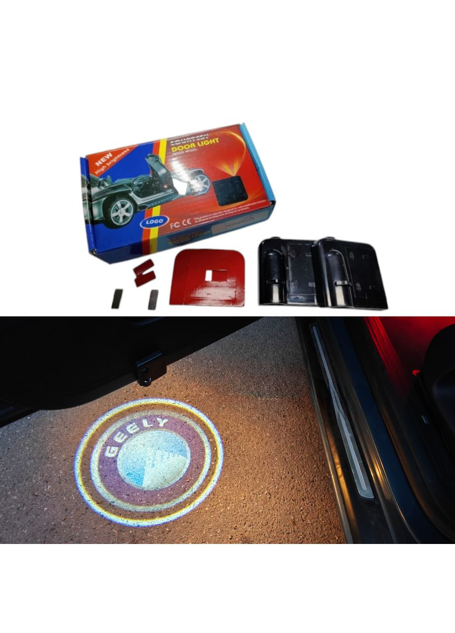 Лазерне підсвічування на дверях автомобіля з логотипом Geely (331143088)
