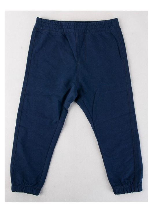 Темно-синие спортивные, повседневный, кэжуал демисезонные брюки джоггеры Fagottino