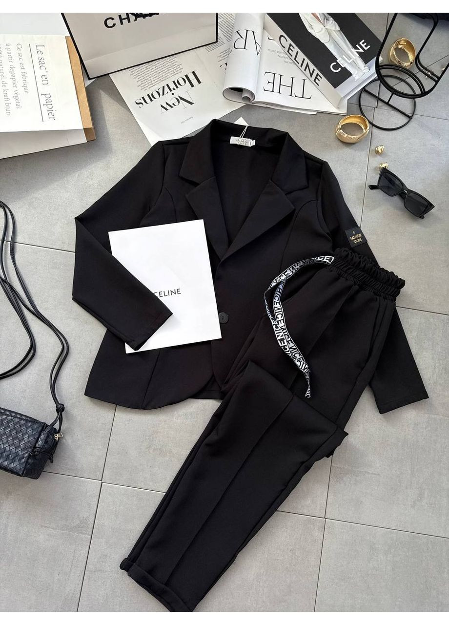 Костюм жіночий (піджак + брюки) — ЗАМІР В ОПИСІ DK/DL Мода без кордонів (370682781)