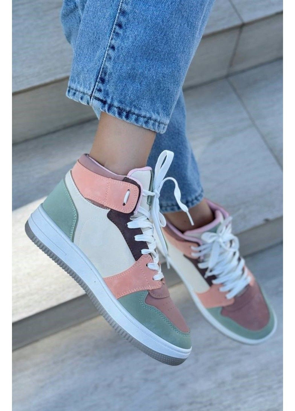 Кроссовки женские розовые Hongquan розовые (307159386)