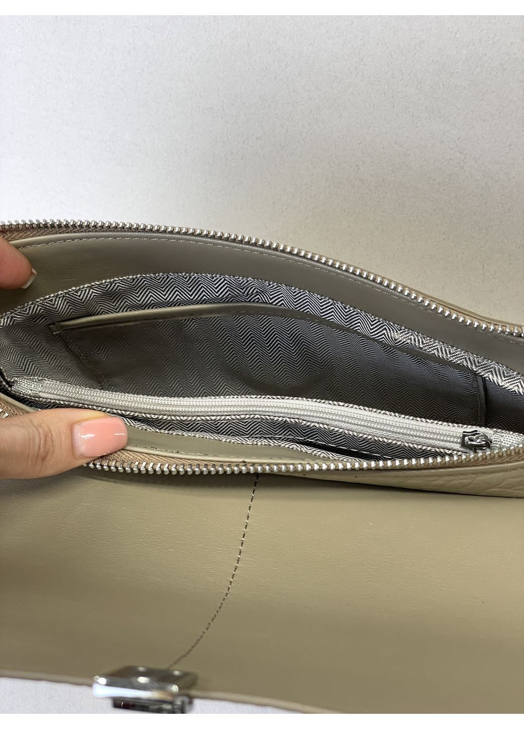 Сумка женская натуральная кожа тиснение два ремешка кроссбоди Genuine Leather Кросбоді (363115483)