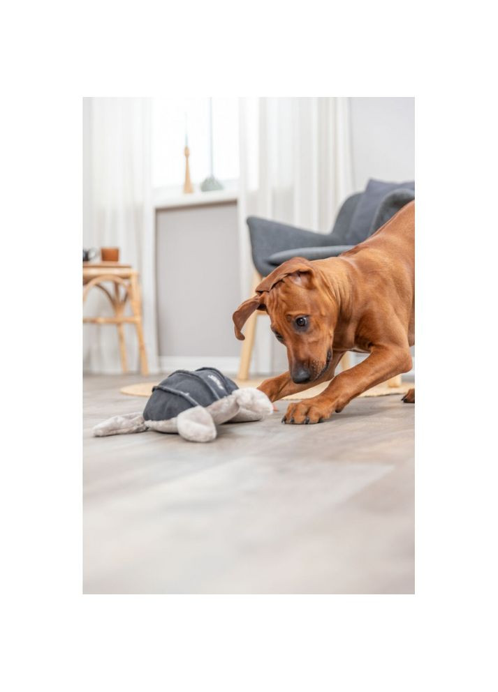 Игрушка для собак BE NORDIC Черепаха Хауке полиэстер/хлопок серый 34 см Trixie (362703194)