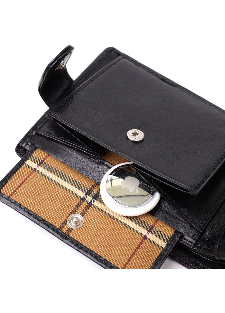 Кошелек мужской из гладкой натуральной кожи 20853_1 (396A-Q nero) Tony Perotti (362024777)