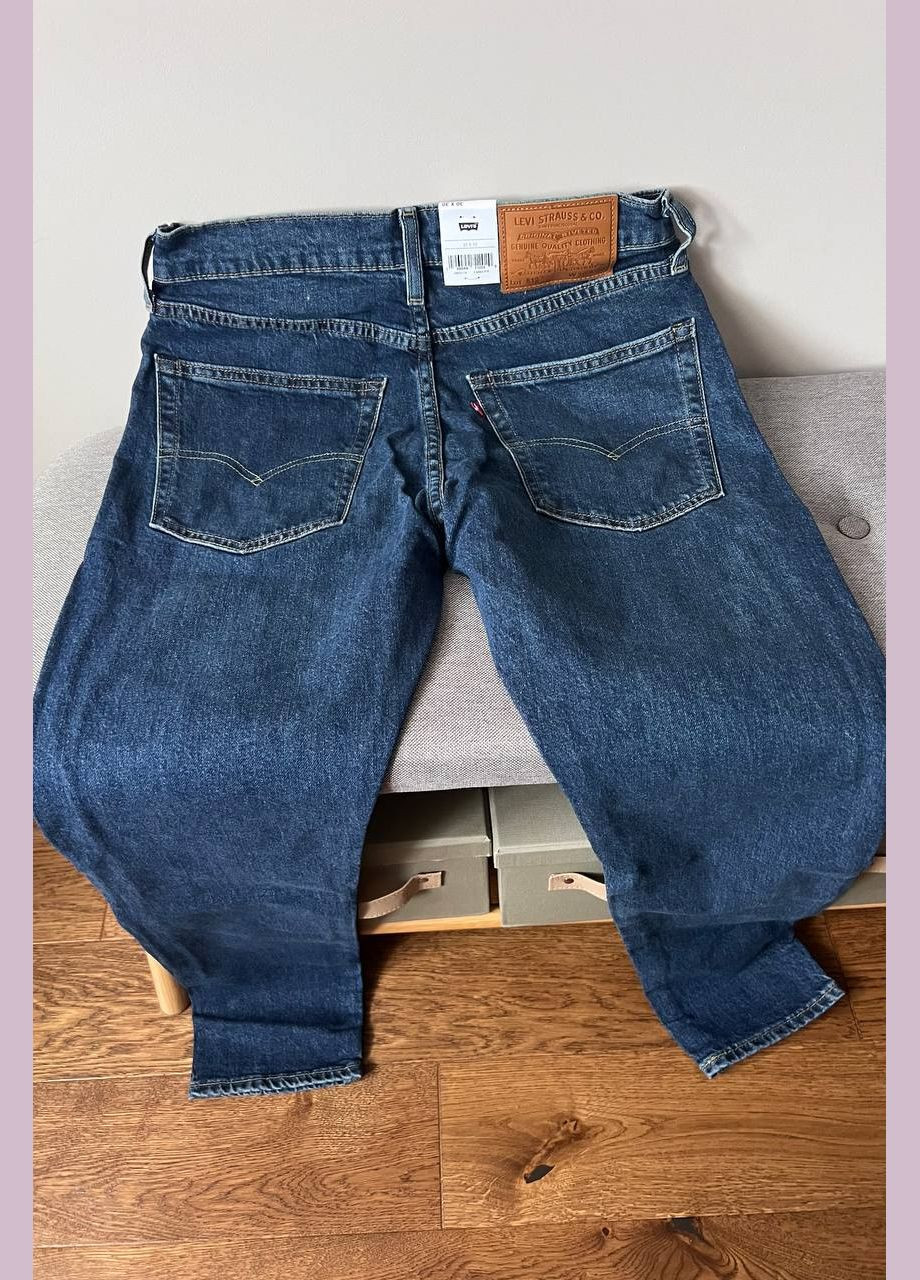 Синие повседневный, джинсовые, кэжуал зауженные брюки Levi's