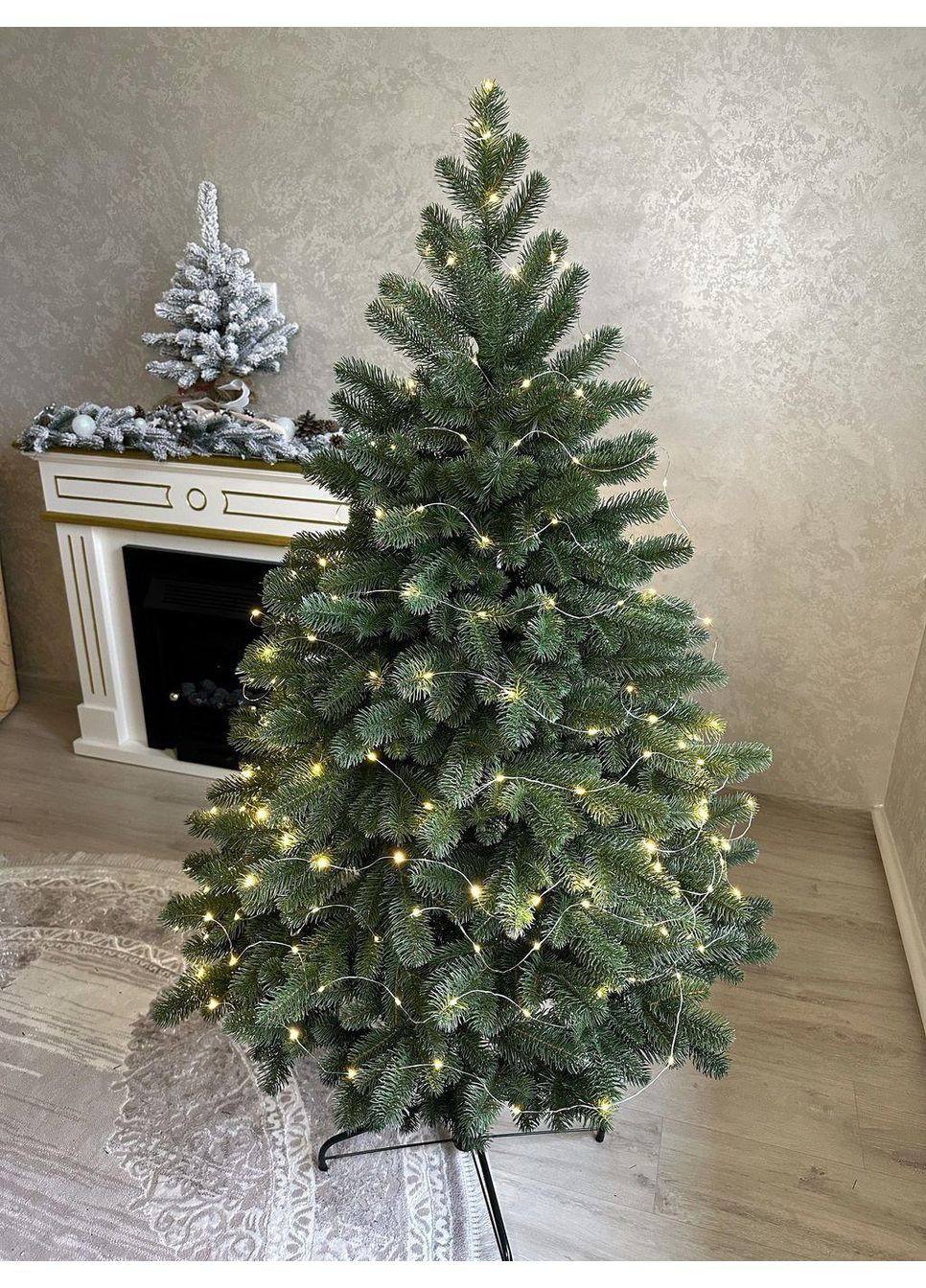 Гирлянда Пучок 20 м 200 Led капли росы Белый тёплый свет/Серебряная проволока Yalunka Tobi (349451420)