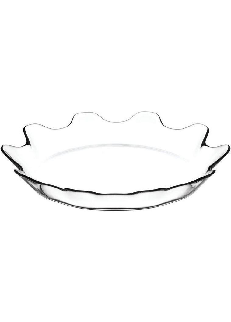 Блюдо-фруктовниця Patisserie Ø32см, скляне з бортом "Хвиля" Pasabahce (330020046)