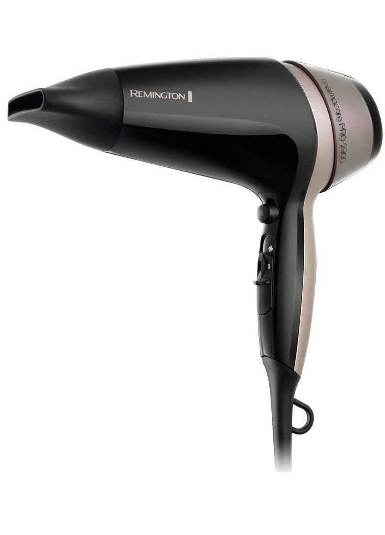 Фен Thermacare Pro, 2100Вт, 3 режими, дифузор,турмалинова іоніз-я, хол. обдув, чорно-коричневий Remington (315003809)