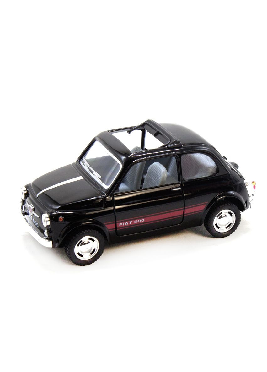 Машинка "Fiat 500" (черная) Kinsmart (292142099)