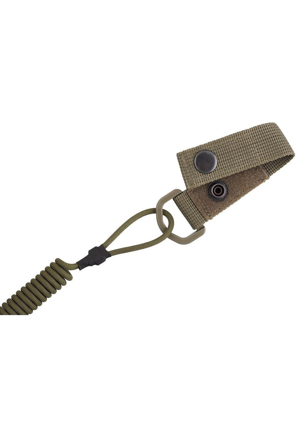 Шнур страхувальний кручений Тренчик-карабін (паракорд, чорний) Сварог (342375345)