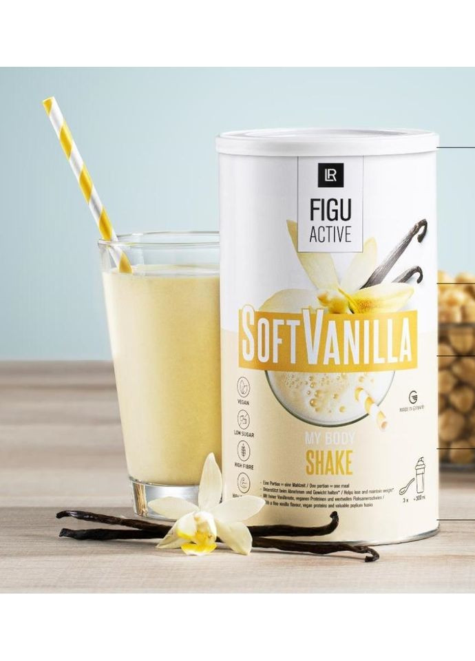 Растворимый коктейль со вкусом ванили для контроля веса Figu Active LR (369927274)