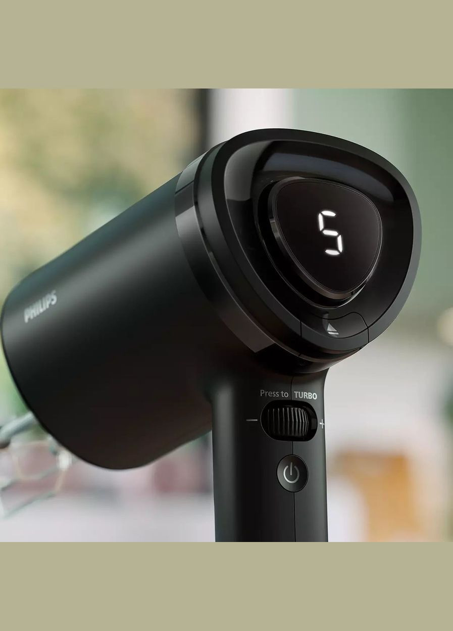 Миксер ручной 5000 series, 500Вт, насадки 4 венчика, блендер, измельчитель, турборежим, черный Philips (314780768)