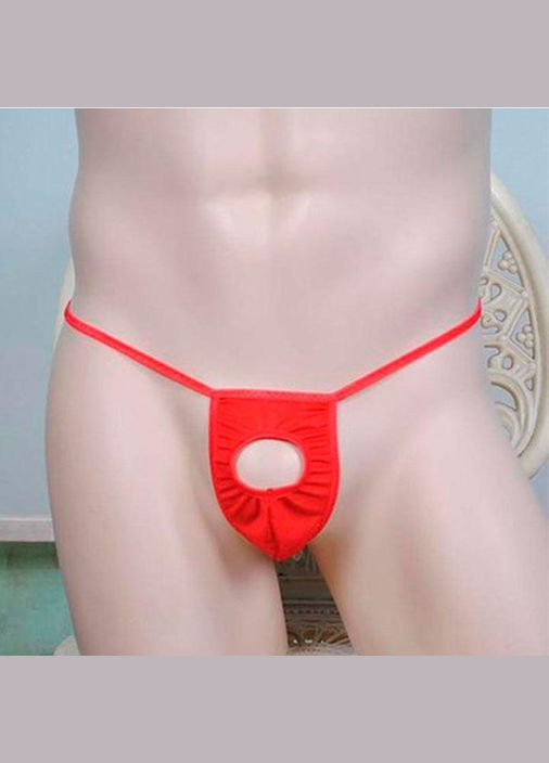 Чоловічі стрінги з діркою для пеніса - Чорний - S/M/ Drive No Brand (327875718)