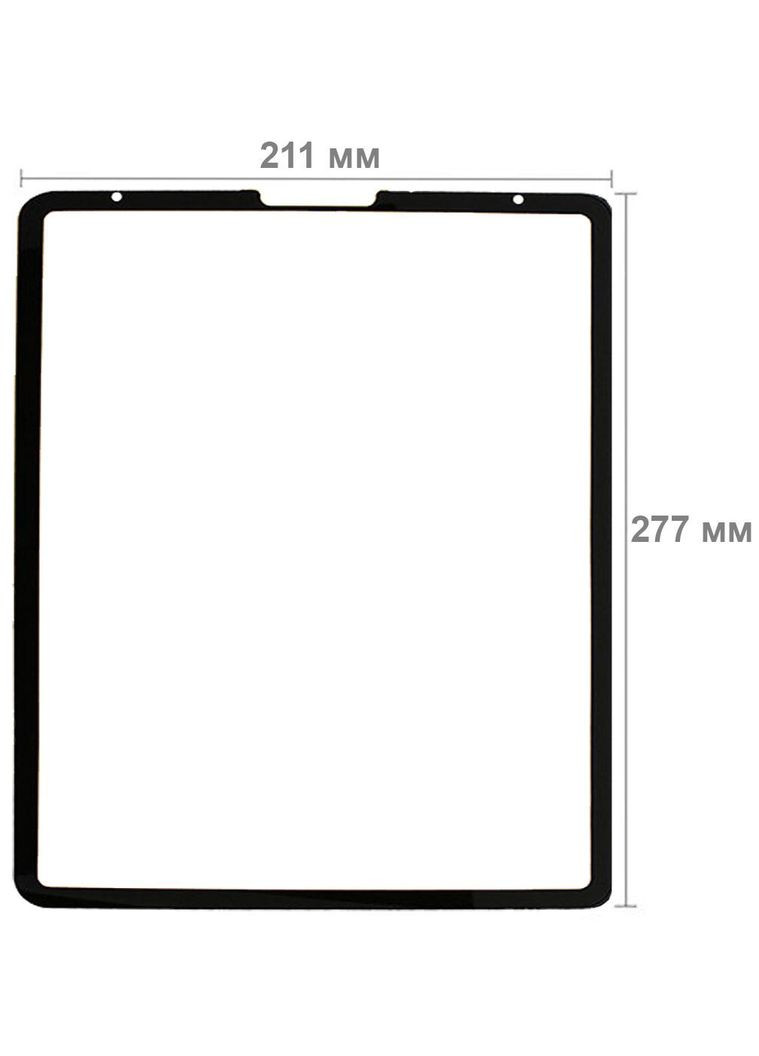 Защитное стекло 10D для планшета Apple iPad Pro 12.9" 2020 / 2021 / 2022 - Black BeCover (285767726)