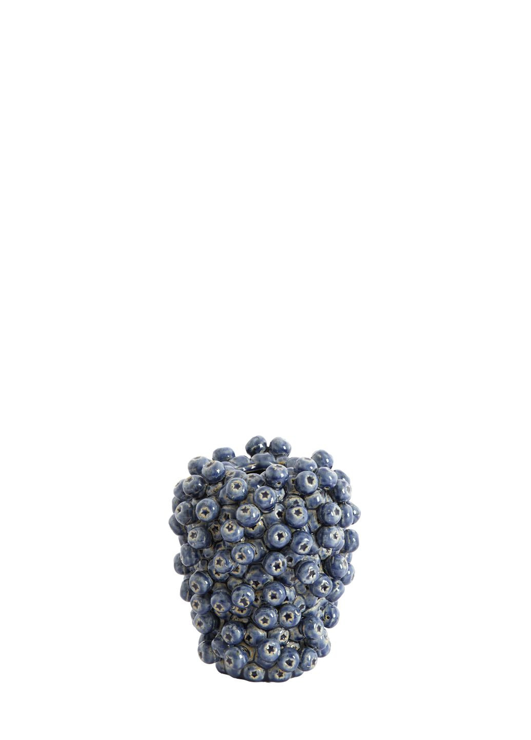 Ваза с ягодами эксклюзивная ручная работа голубого цвета высота 18 см (5764080) Light&Living (365824566)