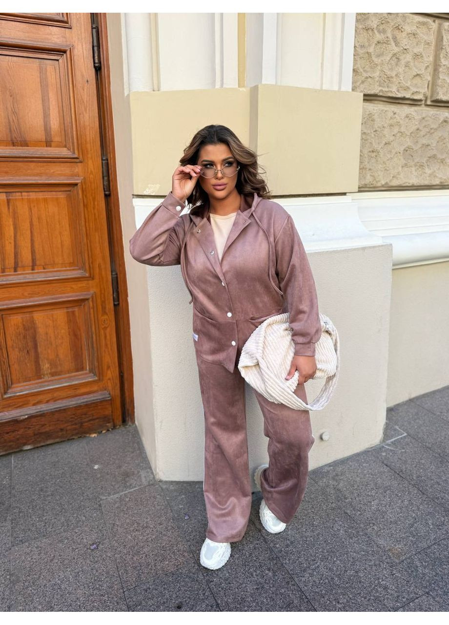 Женский замшевый костюм FINO Mode (361120465)