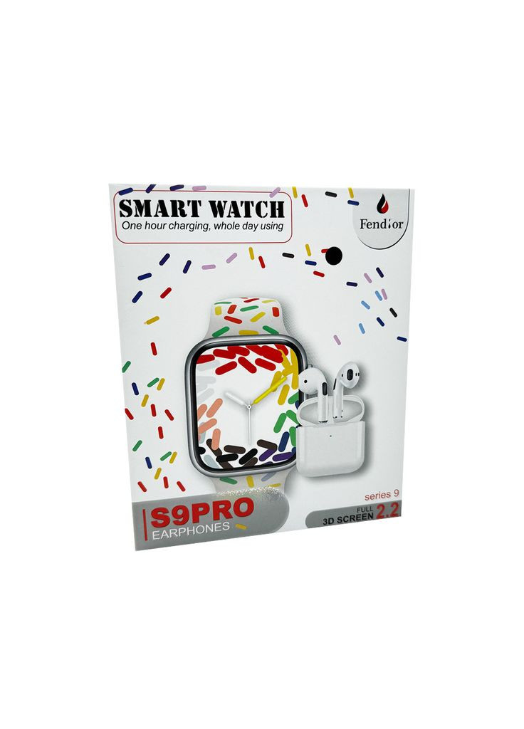 Смарт-часы S9 Pro+TWS 49mm. 200 mAh черный Fendior (370613563)