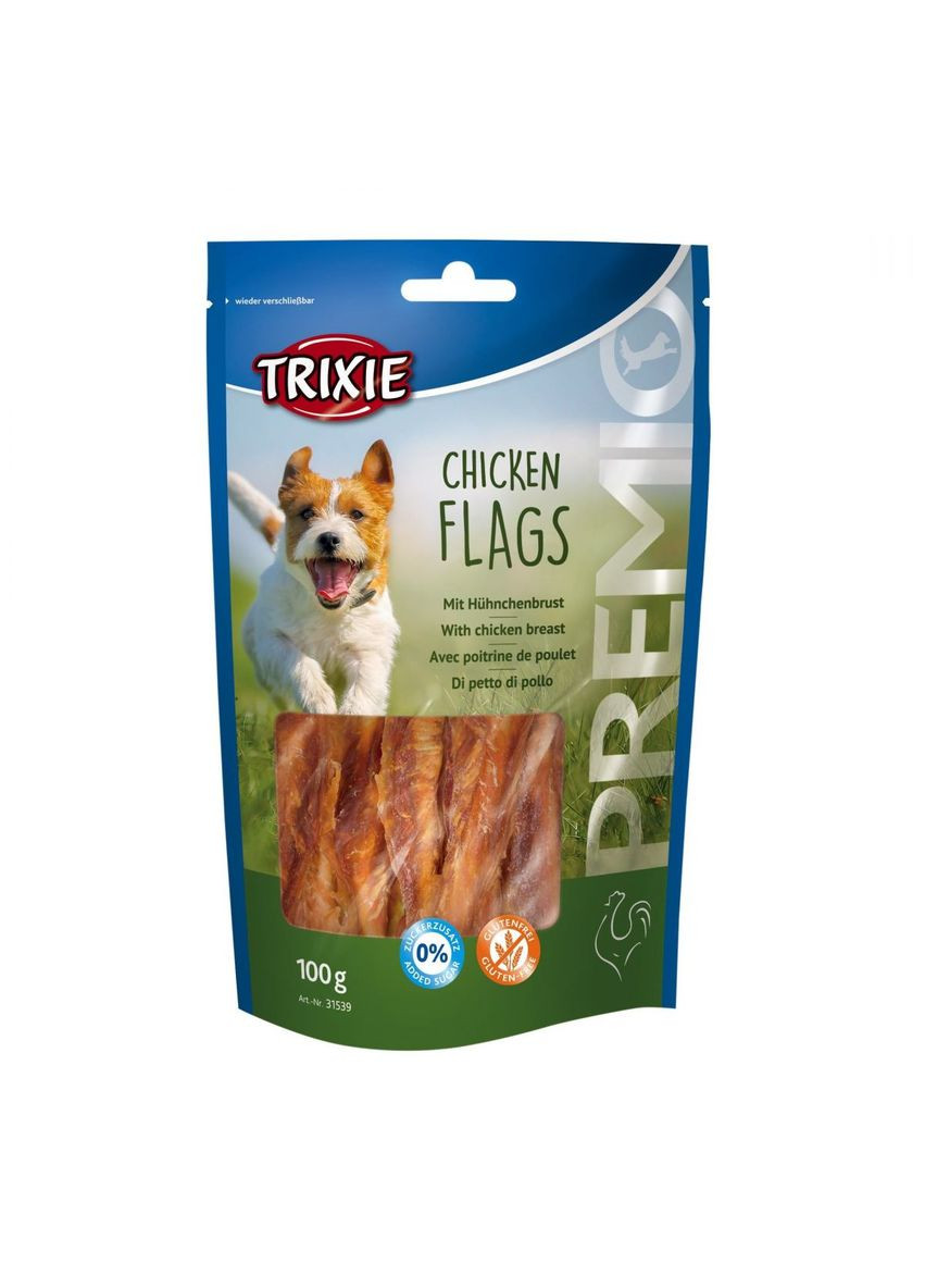 Ласощі для собак PREMIO Chicken Flags з куркою, 100г Trixie (292260105)