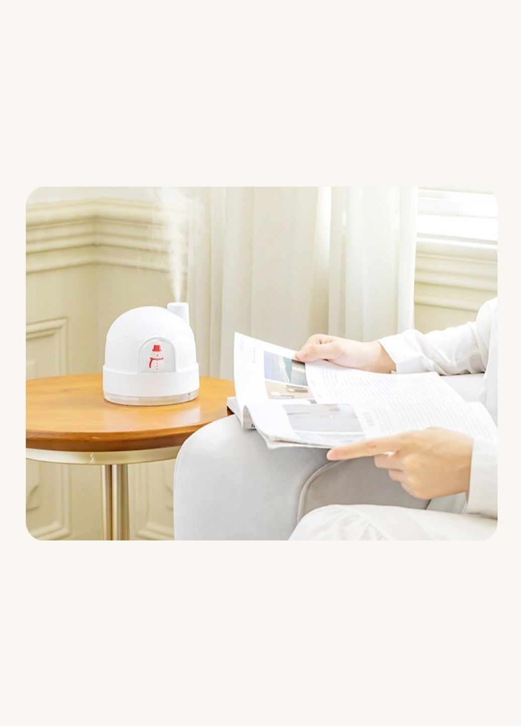 Увлажнитель воздуха Снеговик 350мл с батареей ВВ (315696365)