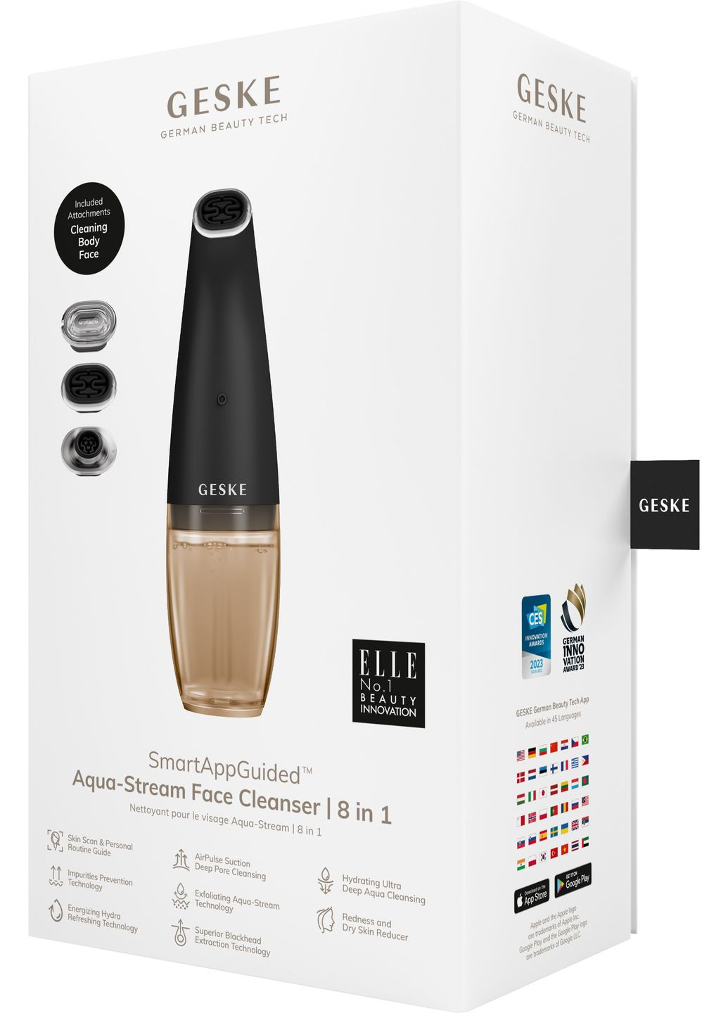 Очищающее средство Aqua-Stream Face Cleanser 8в1 gray GESKE (341526327)