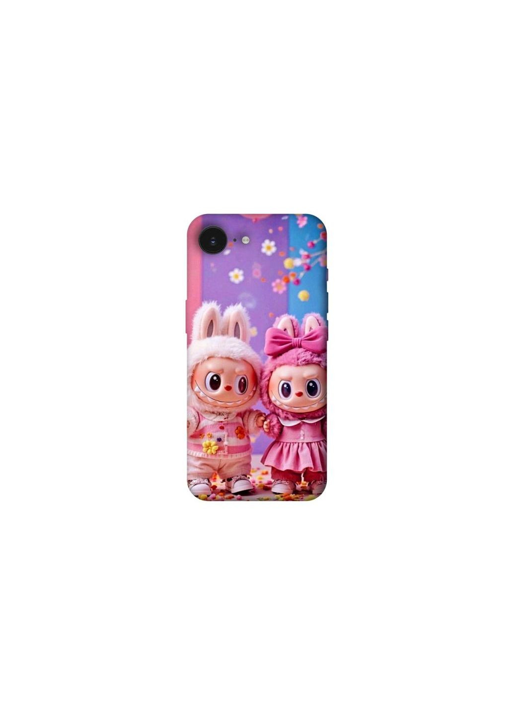 Чехол на Apple iPhone 16e (6.1") Labubu twins ver.2 Frontalka (361983499)