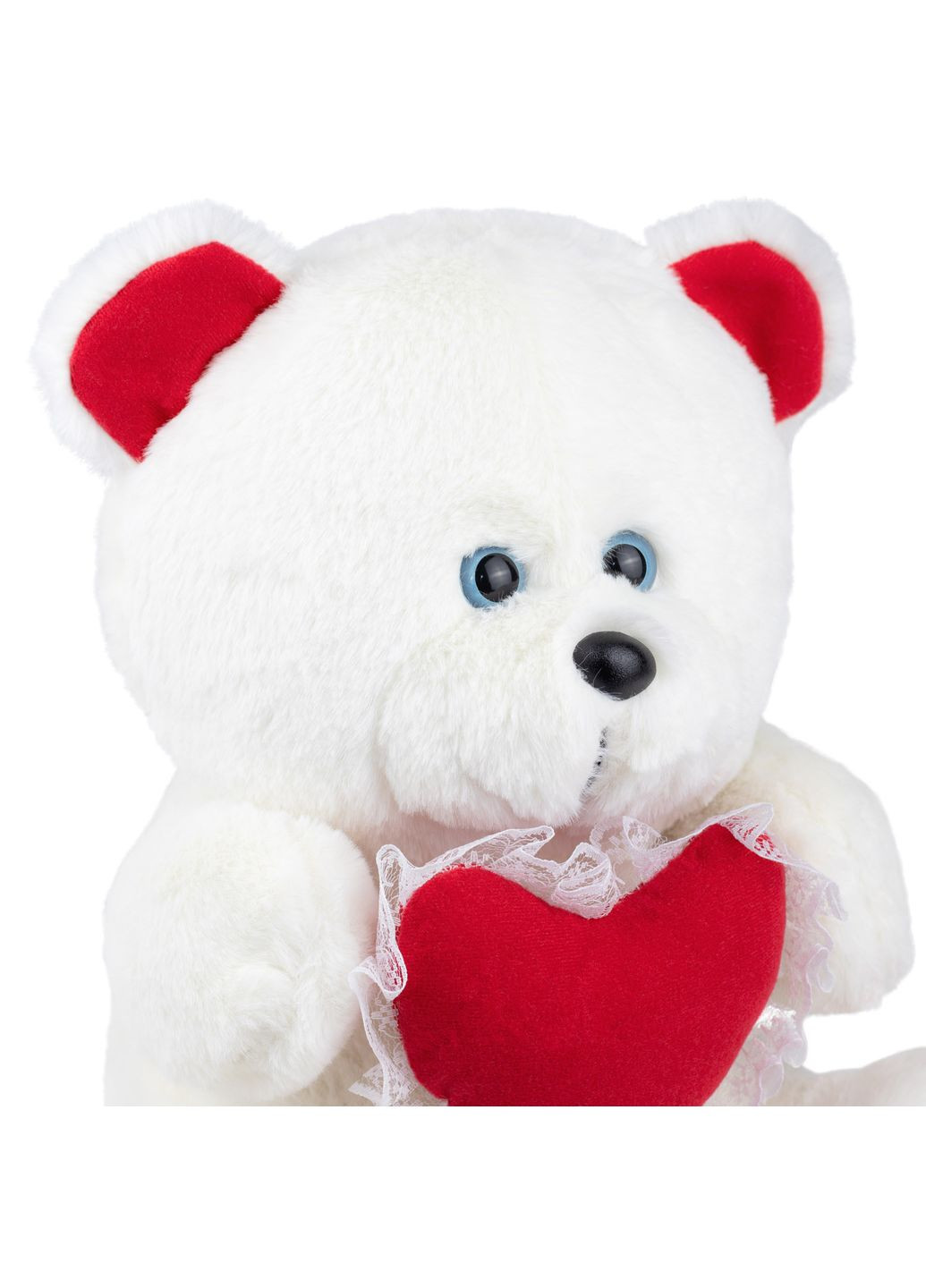 М'яка іграшка Ведмедик з серцем 31см (ZL111) Попелюшка (365544966)