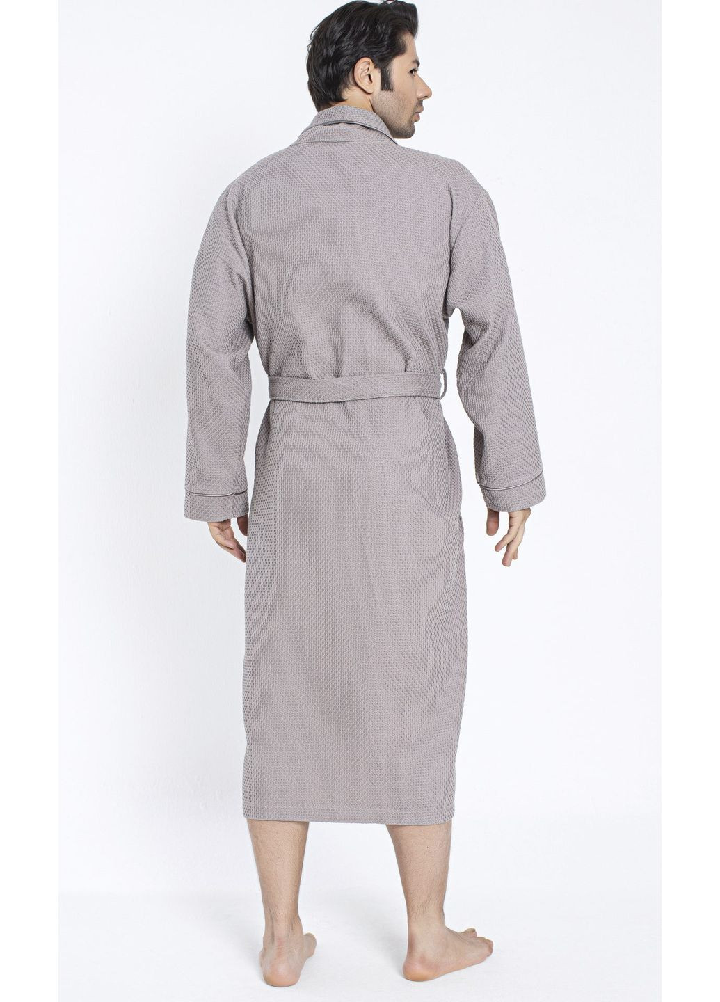 Мужской вафельный халат Nusa (364100388)