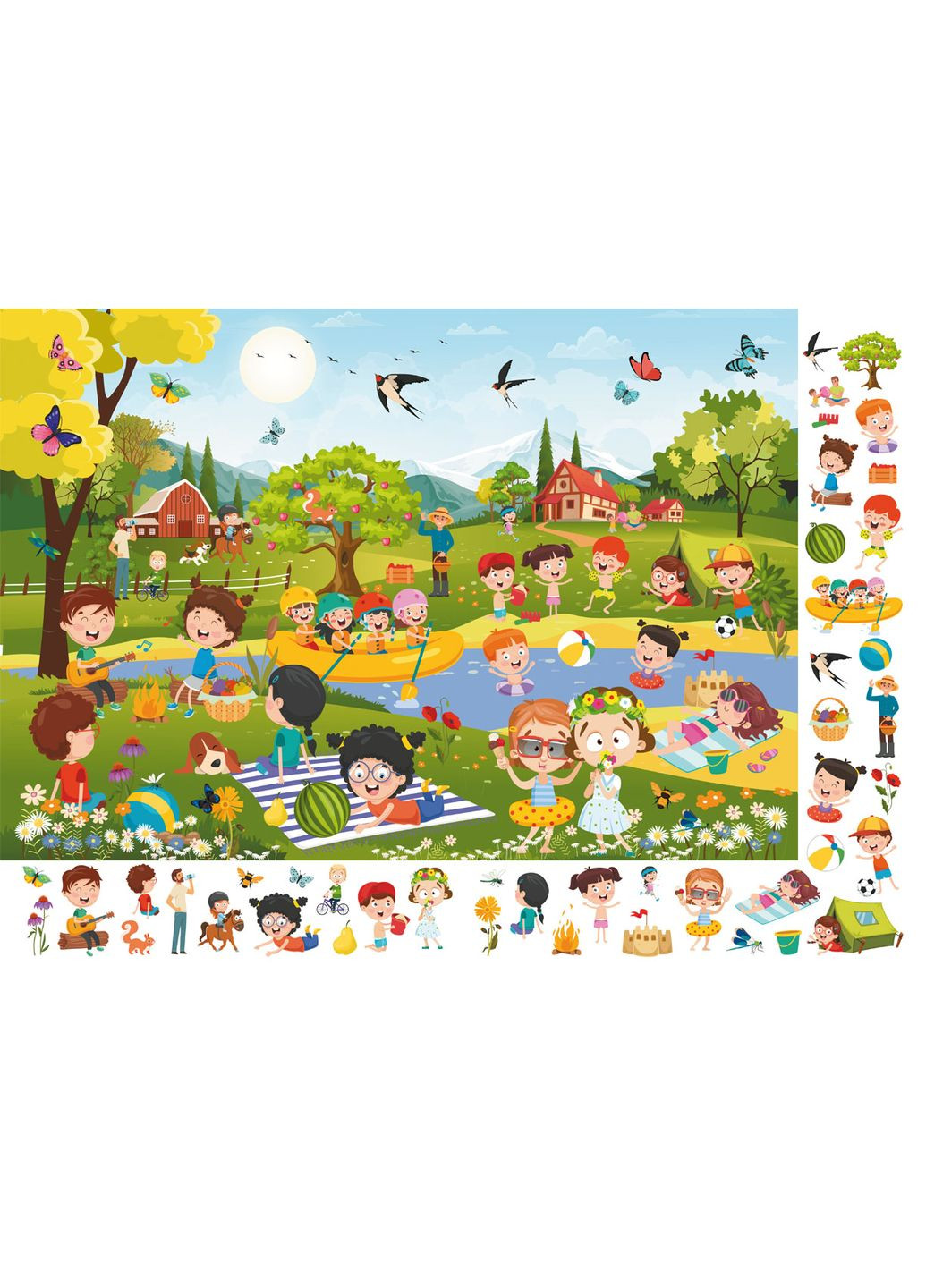 Книга-картона. Большой иммельбух. Времена года Кристал Бук (333654479)