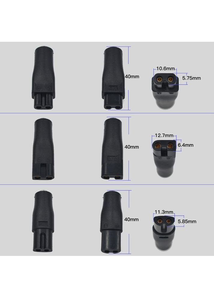 USB кабель для бритв та тримерів 8 в 1 (0041) No Brand (352720201)
