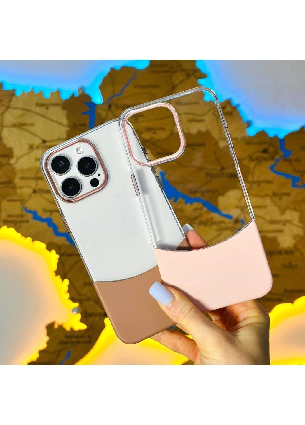 Чохол Double Lower Removable Case для iPhone 13 Чорний No Brand (382914382)