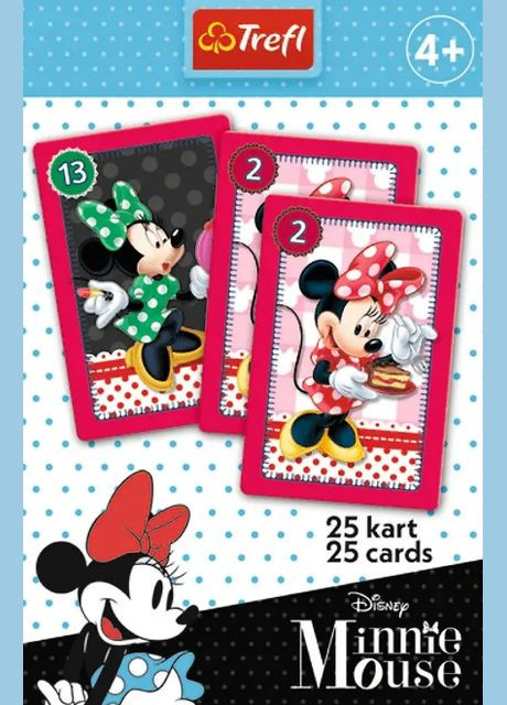 Дитячі ігрові картки Мінні Маус (25 карт) 08486 ( ) Trefl (328945776)