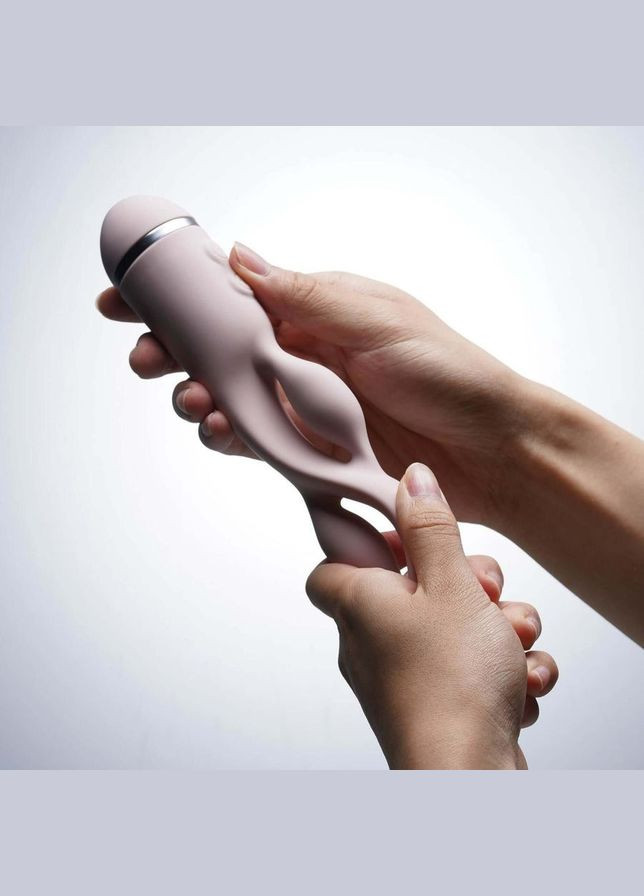 Імпульсний вібратор з ефектом пульсації UPKO UEROS для тривимірної стимуляції, рожевий No Brand (330617789)